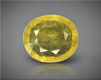 Natural Heated & Treated Yellow Sapphire Certified  4.49 carats -1710